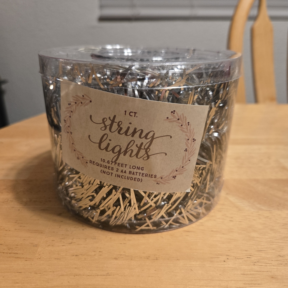 Silver String Lights